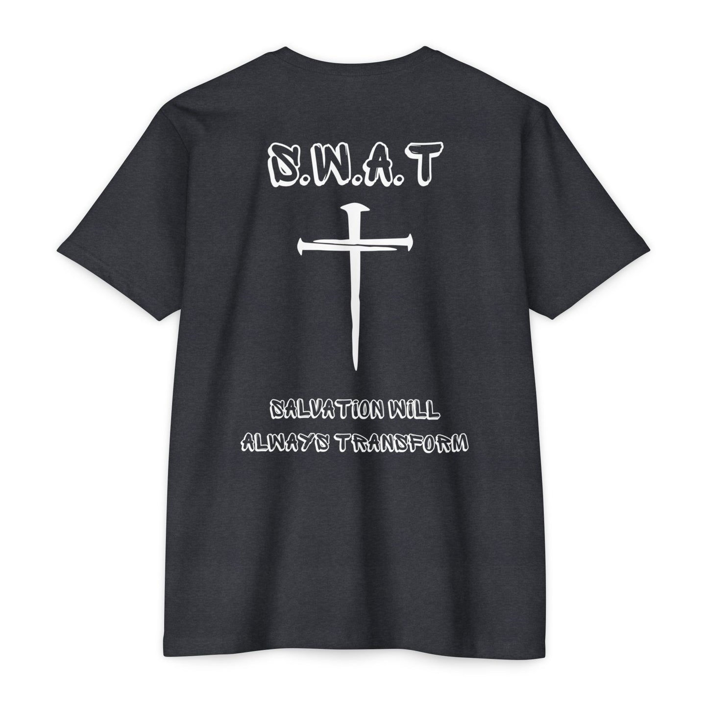 Adult Swat Christian White Words Premium tee