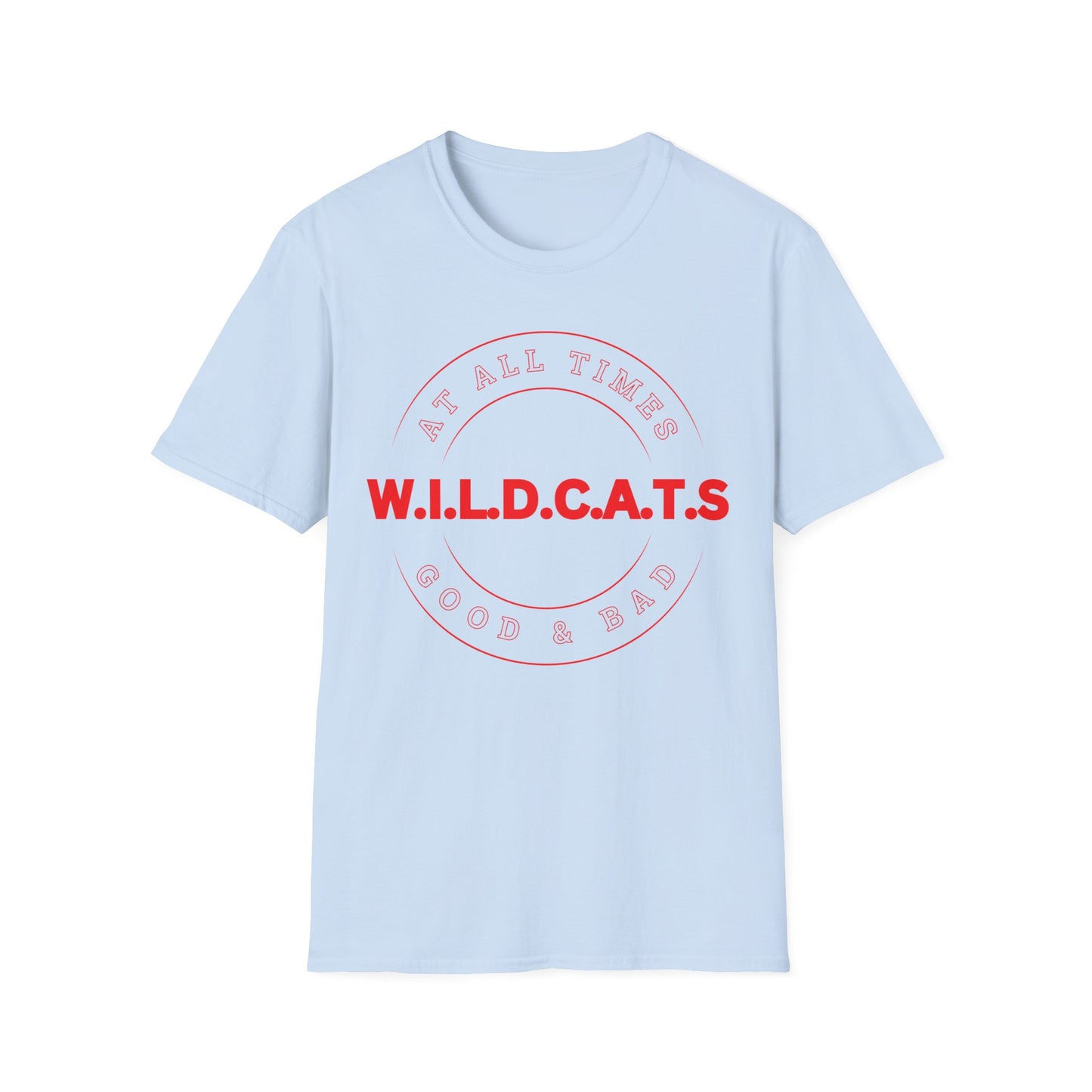 Wildcats Christian Red Letters & Picture