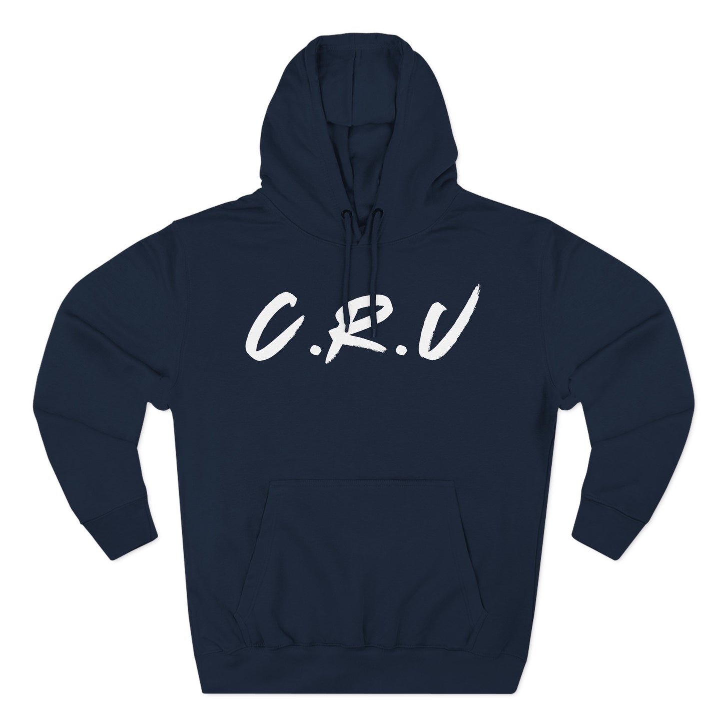 Adult Cru White Pullover Hoodie