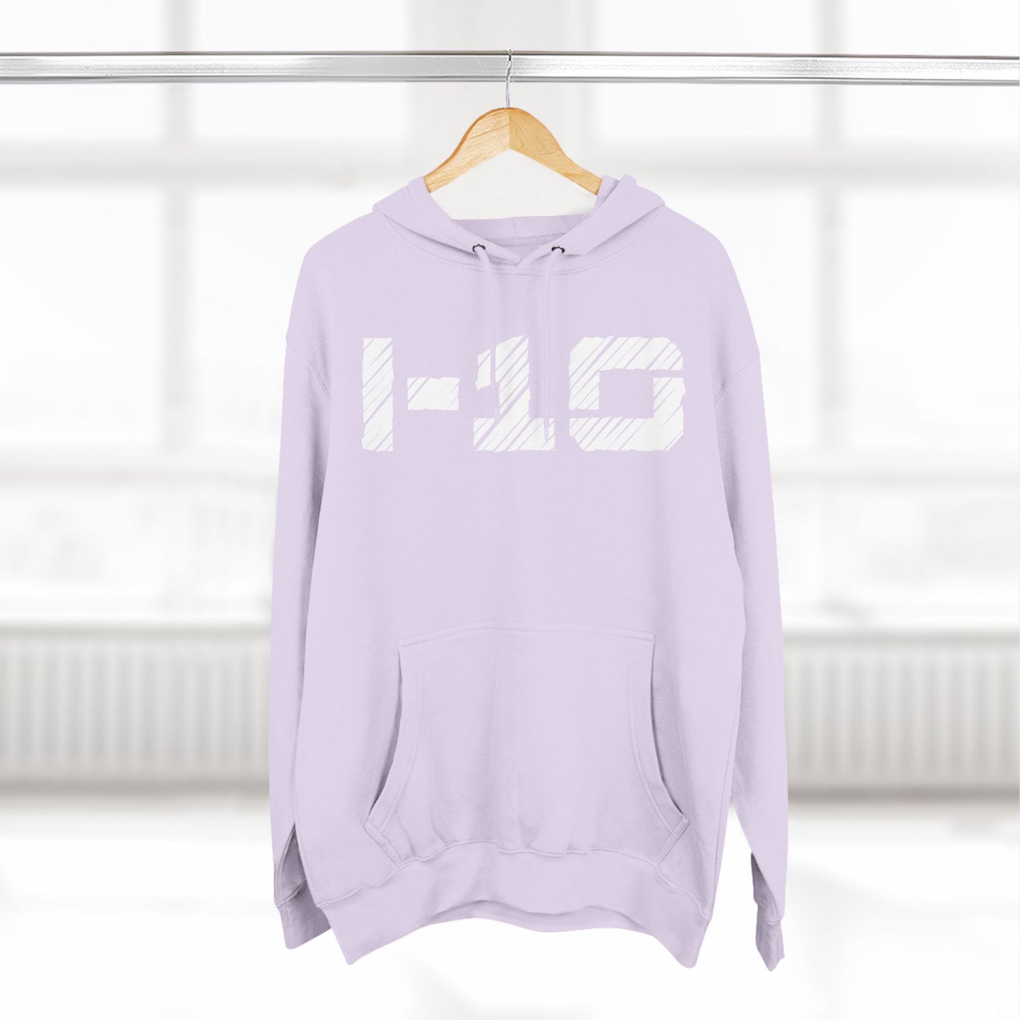 I-10 Christian White Words Hoodie