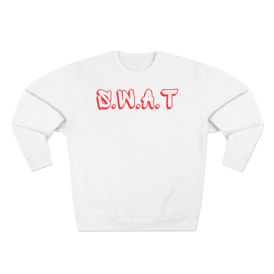 Swat Christian Red Words Crewneck