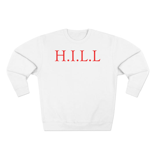Hill Christian Red Words Crewneck