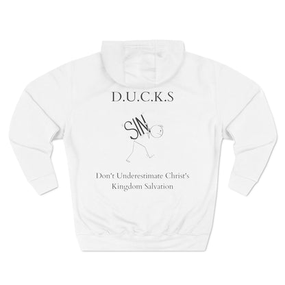 Ducks Christian Black Words Hoodie
