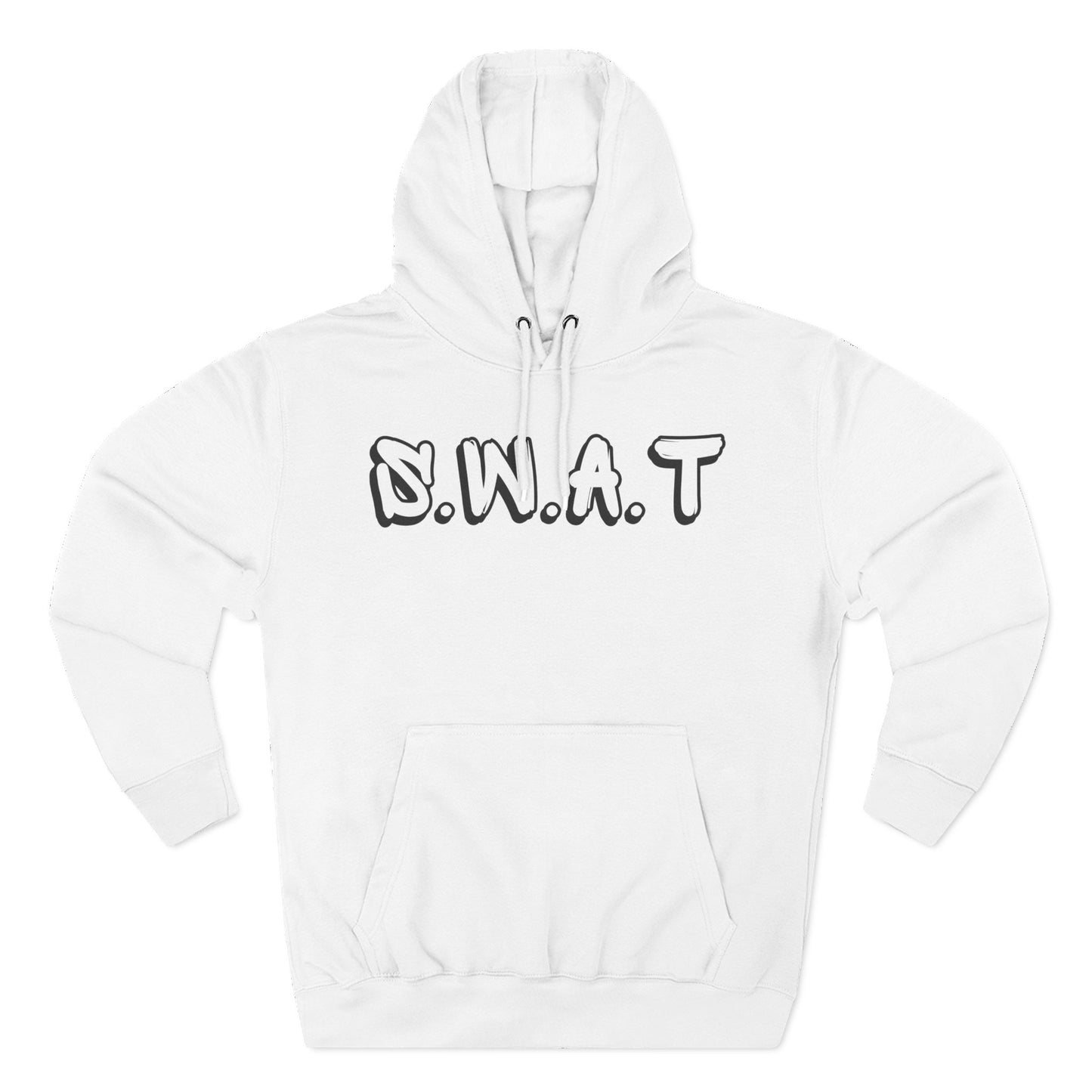 Adult Swat Christian Black Words Pullover Hoodie