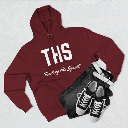 Adult THS Christian White Letters Hoodie