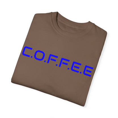 Adult Coffee Christian Blue Words Only
