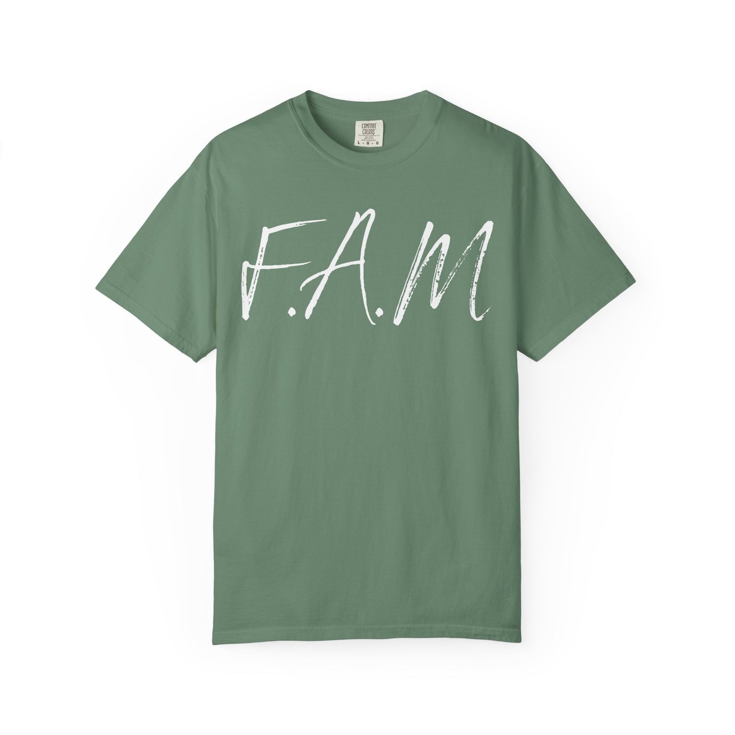 Fam Christian White Letters & Image