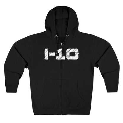 I-10 Christian White Words Hoodie Zipper