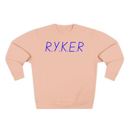 RYKER Christian Blue Letters Crewneck