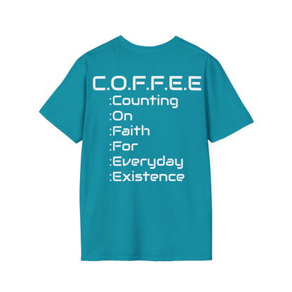 Adult Coffee Christian White Words Only