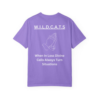 Wildcats Christian White Letters & Image Specialty