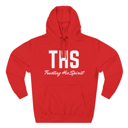 Adult THS Christian White Letters Hoodie
