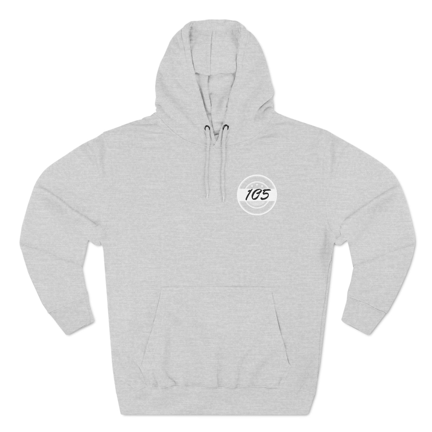 Adult 105 Christian White and Black Letters Hoodie
