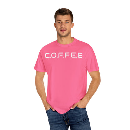 Adult Coffee Christian White Words Only