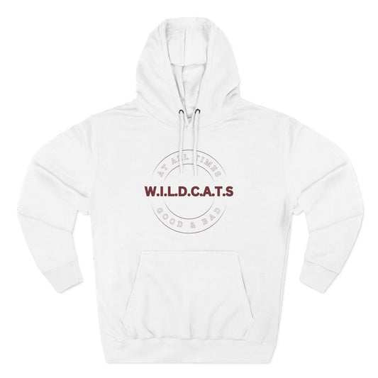 Wildcats Christian Marron Letters & Picture Hoodie