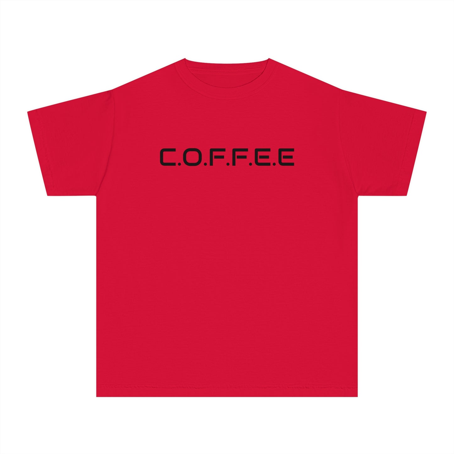 Youth Adult Coffee Christian Black Words Only