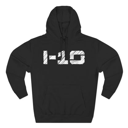 Adult I-10 Christian White Words Pullover Hoodie