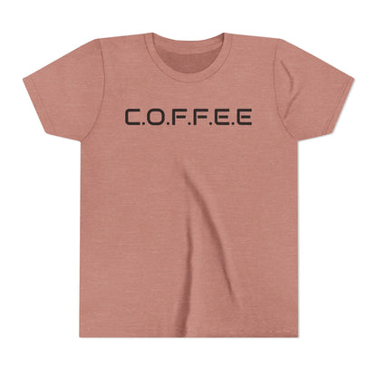 Youth Adult Coffee Christian Black Words Only