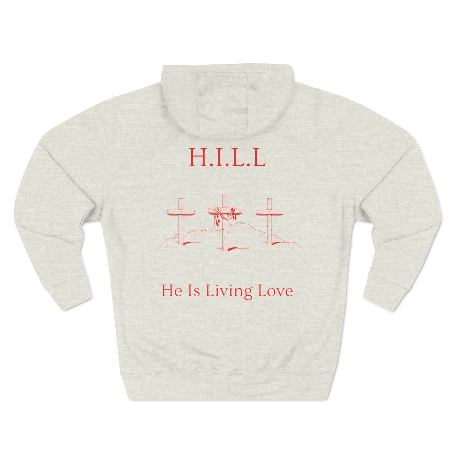 Hill Christian Red Words Hoodie