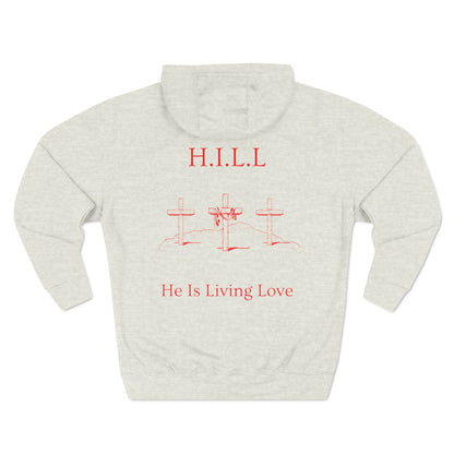 Hill Christian Red Words Hoodie