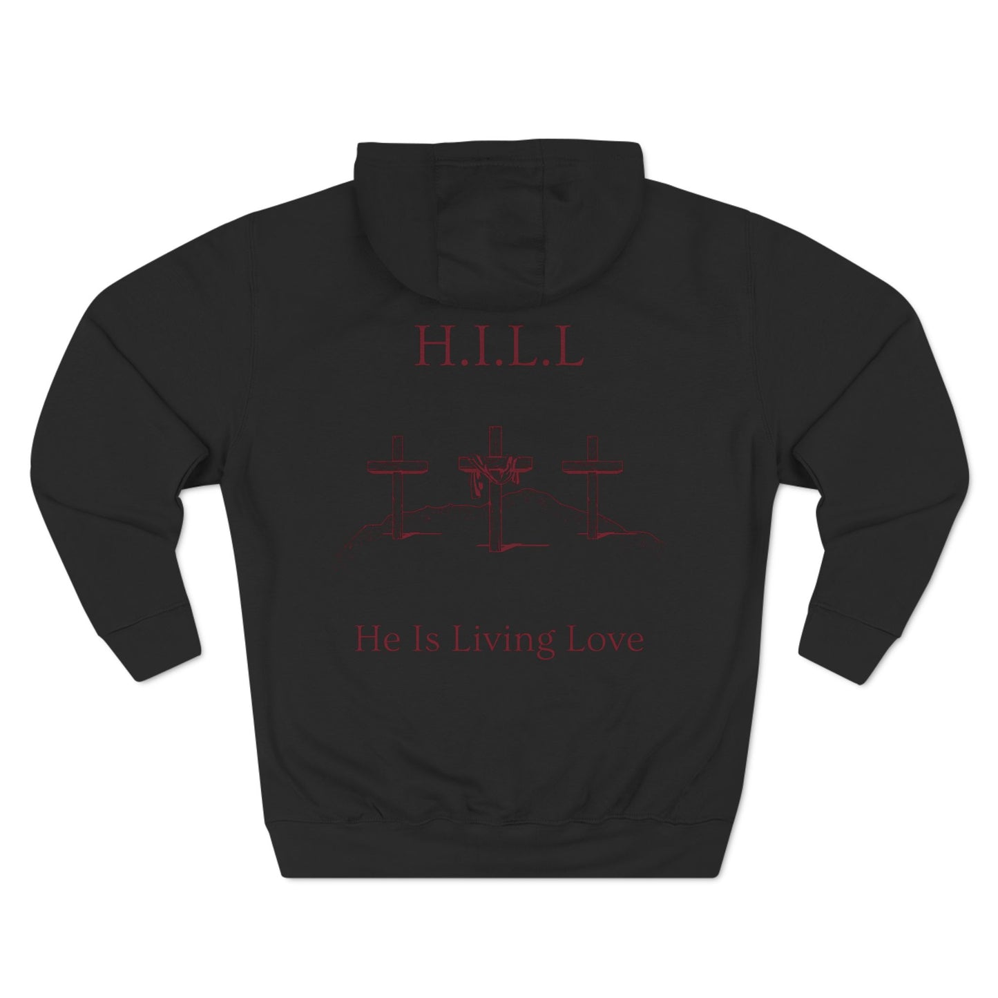 Hill Christian Marron Words Hoodie