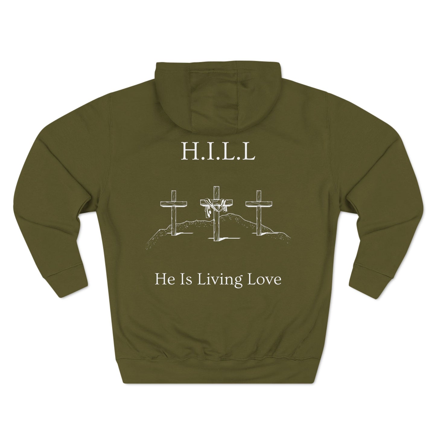 Hill Christian White Words Hoodie