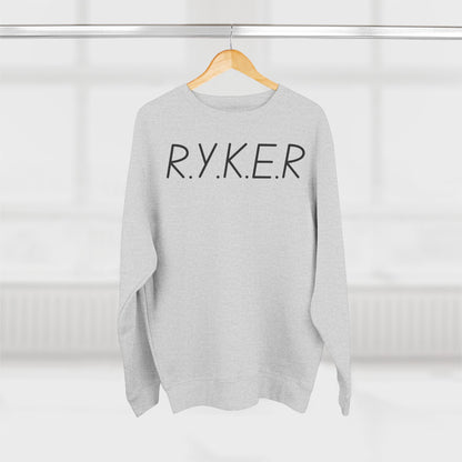 Adult RYKER Christian Black Letters Crewneck