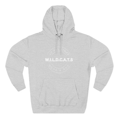 Adult Wildcats Christian White Letters & Picture Pullover Hoodie