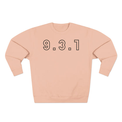 931 Crewneck Black Words