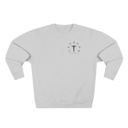 Jackson Black Cross & Letters Crewneck