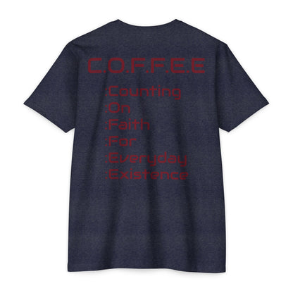 Adult Coffee Christian Marron Words Only Blended
