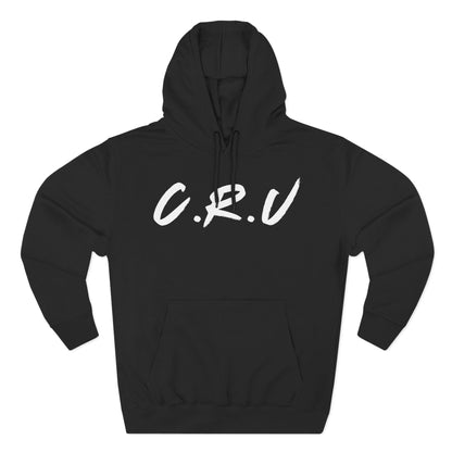 Adult Cru White Pullover Hoodie