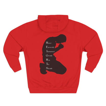 Adult Heights Black Pullover Hoodie