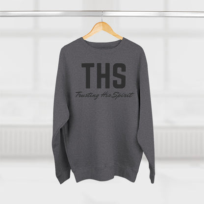 Adult THS Christian Black Letters Crewneck
