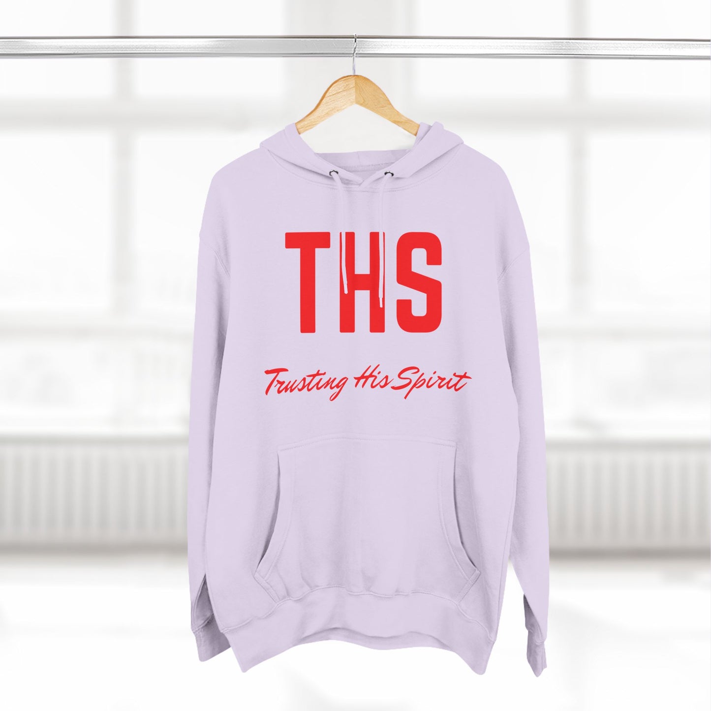 Adult THS Christian Red Letters Hoodie