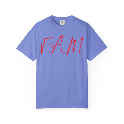 Fam Christian Red Letters & Image
