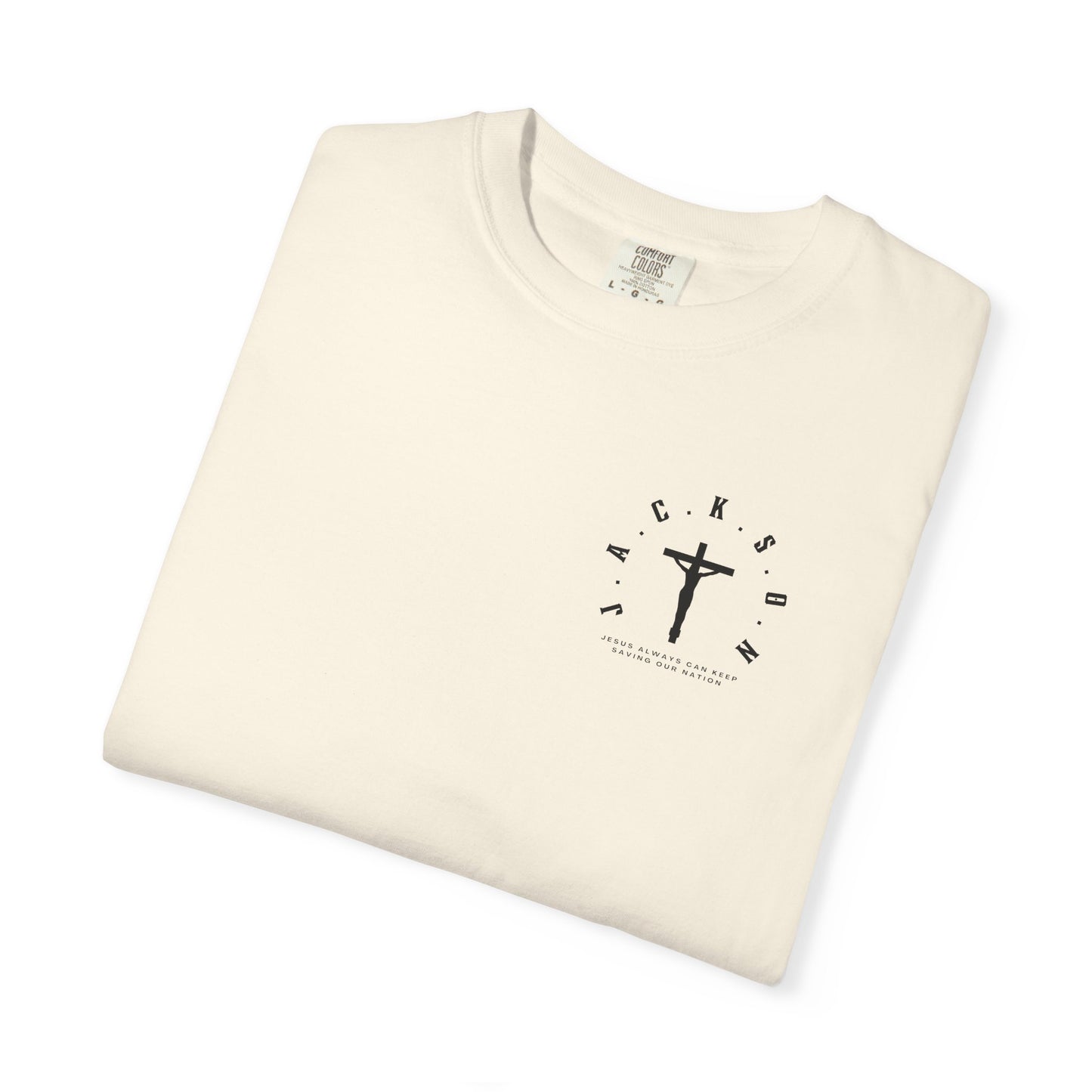 Jackson Believing Christian Black Letters & Cross