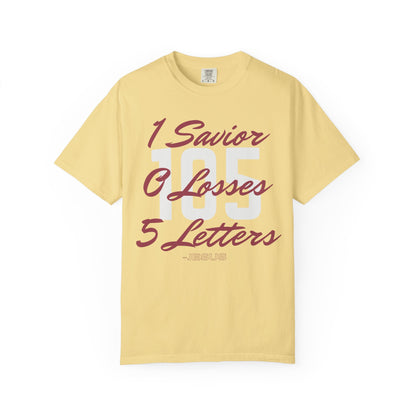 Adult 105 Christian Marron and White Letters