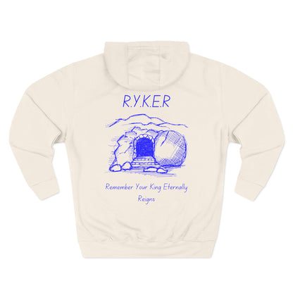 RYKER Christian Blue Letters Hoodie