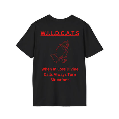 Wildcats Christian Red Letters & Picture