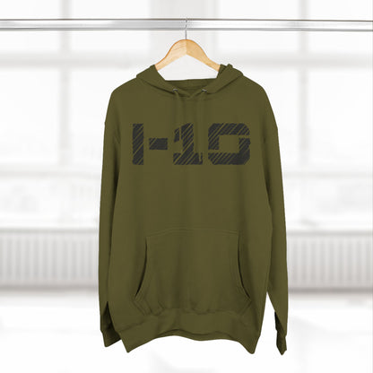 I-10 Christian Black Words Hoodie