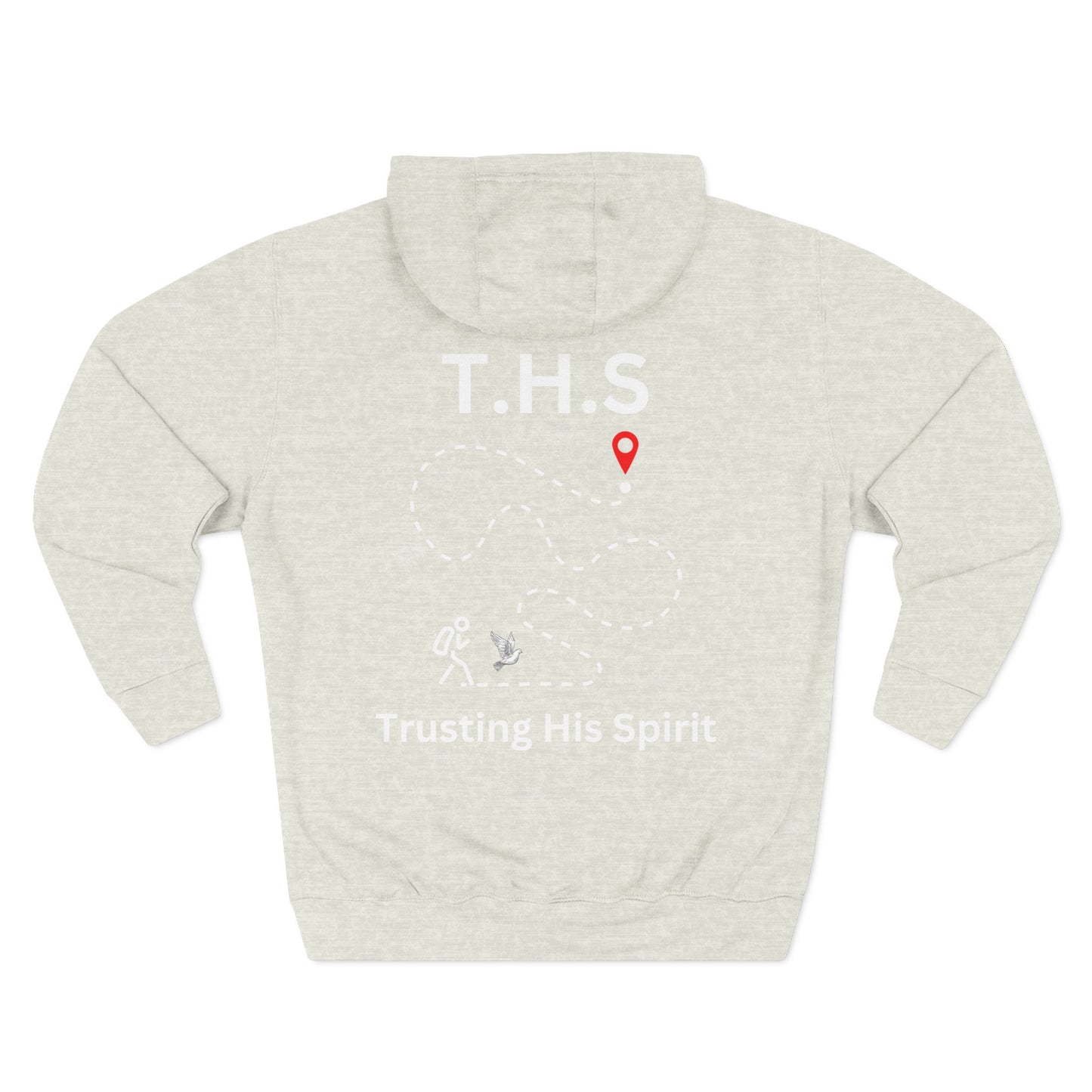 Adult T.H.S Trusting His Spirit Specialty Hoodie White Letters
