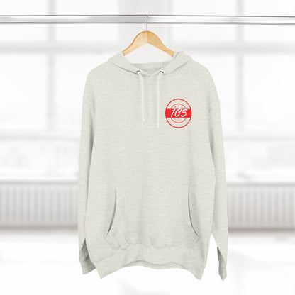 Adult 105 Christian Red and White Letters Hoodie