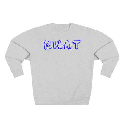 Swat Christian Blue Words Crewneck