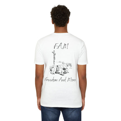 Fam Christian Black Letters & Image Blended