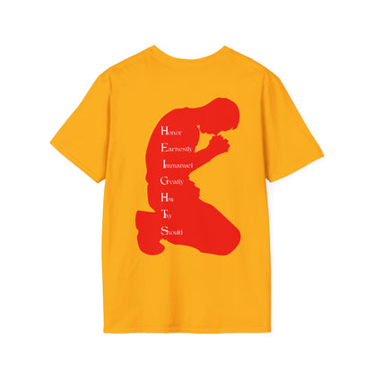 Heights Christian Red Letters & Image