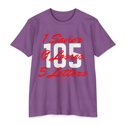 Adult 105 Christian Red and White Letters Blended