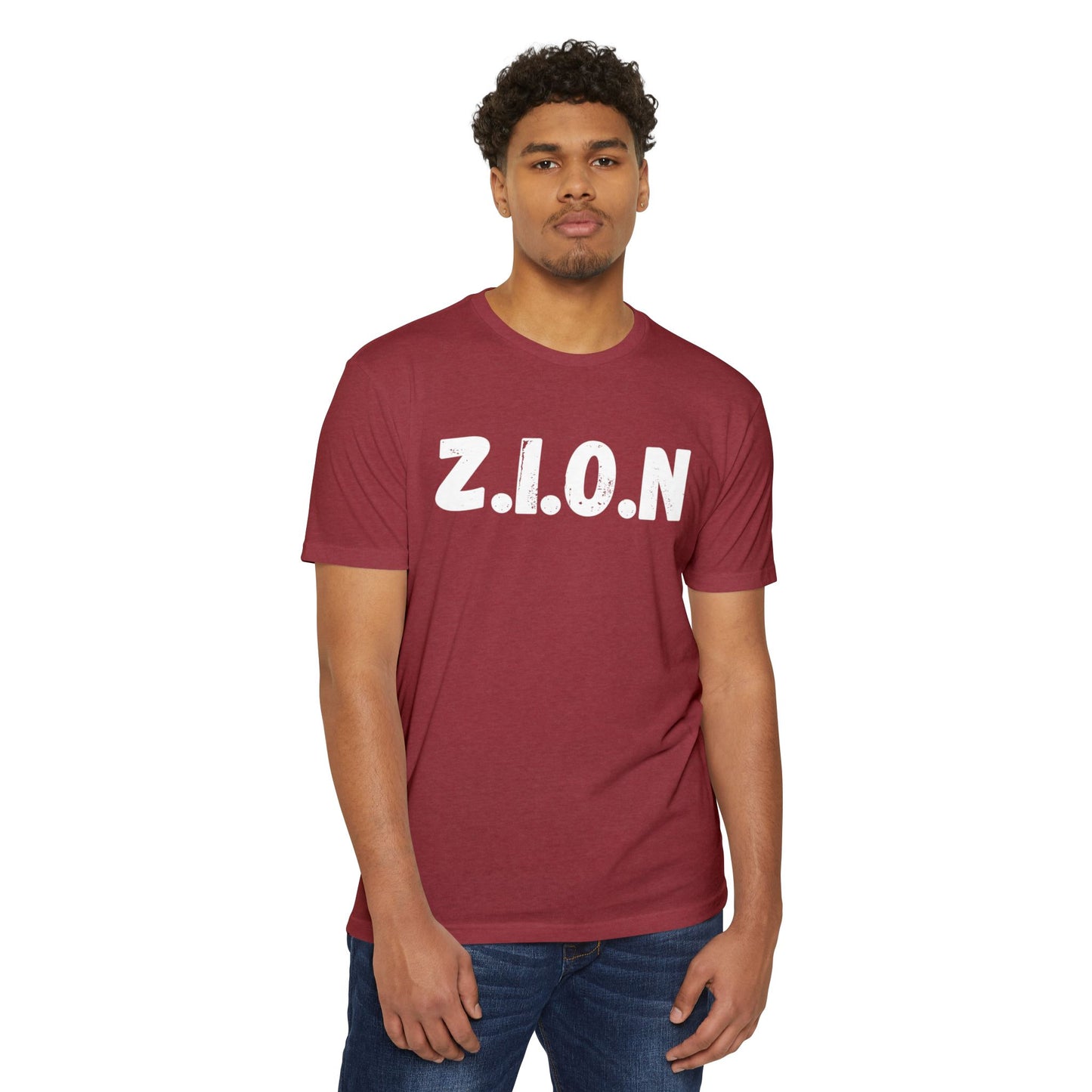 Adult Zion White Words & Image