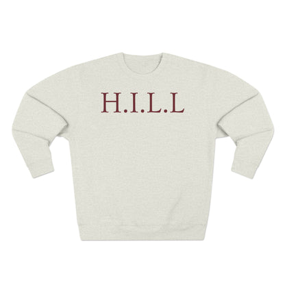 Hill Christian Marron Words Crewneck