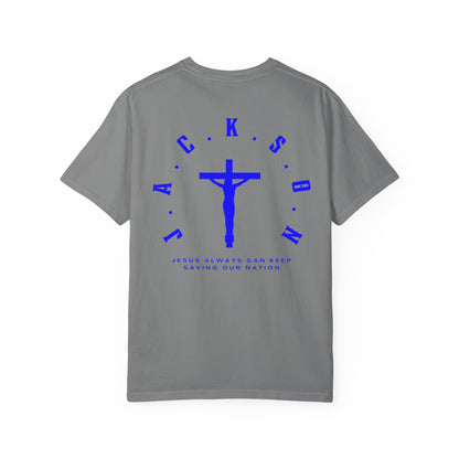 Jackson Believing Christian Blue Letters & Cross